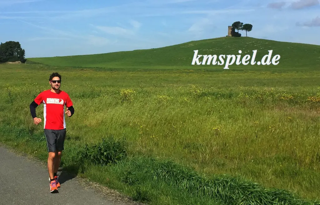 Aufgestiegen im Kilometer-Spiel