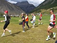 Lauftraining in Livigno