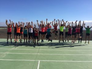 Bahntraining im Lanzarote Laufseminar