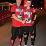 Laufglück nach dem Nacht-Marathon