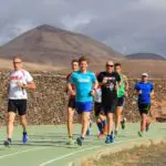 Bahntraining im Lanzarote Laufseminar
