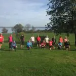 Laufcamp Chiemsee: Wir achten auf genug Abstand