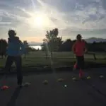 Frühtraining beim Laufcamp am Chiemsee