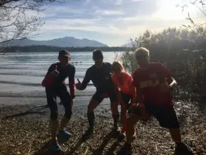 Traumbedingungen beim Laufcamp am Chiemsee